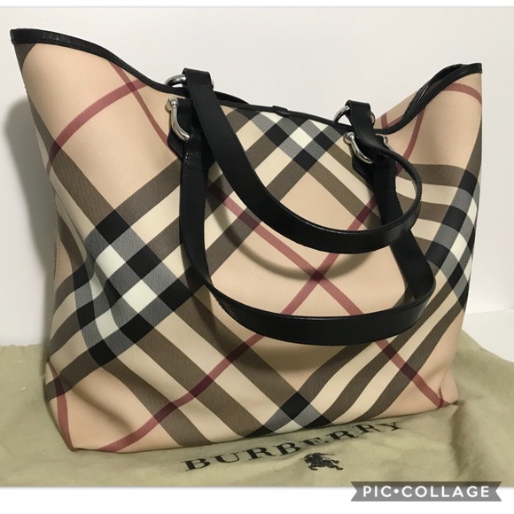 Burberry nova check tote discontinued Clearance